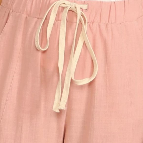 Pink Drawstring Pants With Pockets - Picture 9 of 13